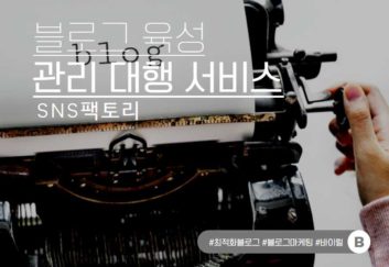 SNS팩토리_블로그육성관리대행